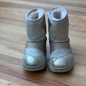 Girls gold UGGS